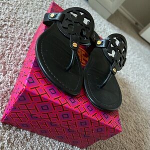 Tory Burch Miller Sandals Black